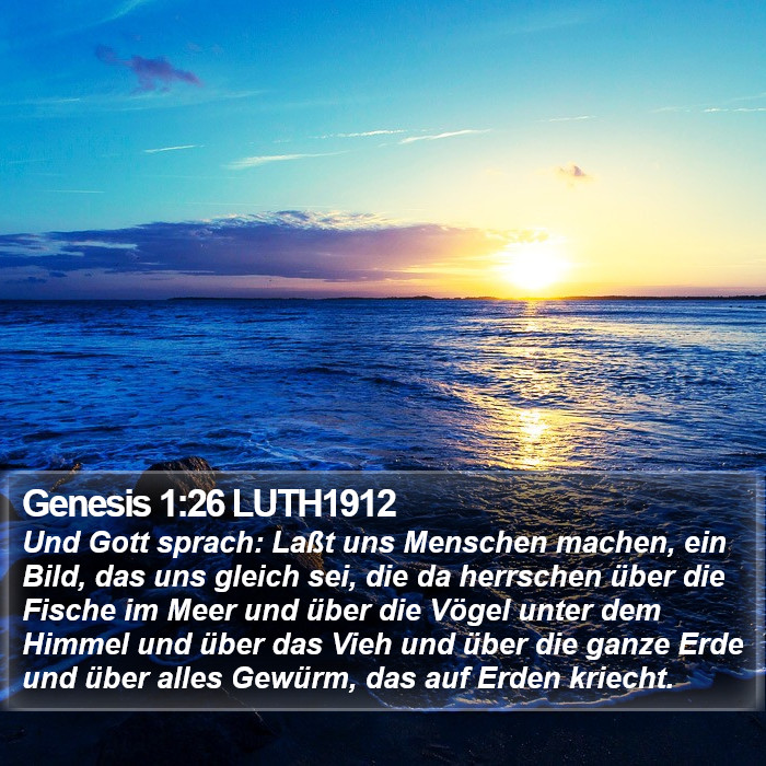 Genesis 1:26 LUTH1912 Bible Study