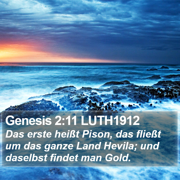 Genesis 2:11 LUTH1912 Bible Study