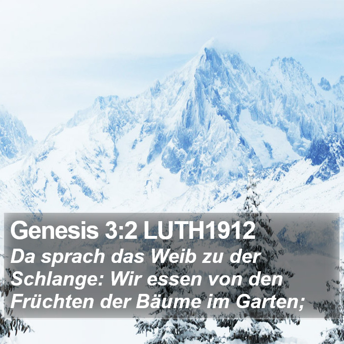 Genesis 3:2 LUTH1912 Bible Study