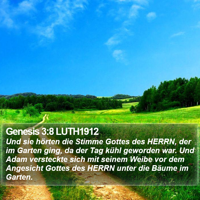 Genesis 3:8 LUTH1912 Bible Study