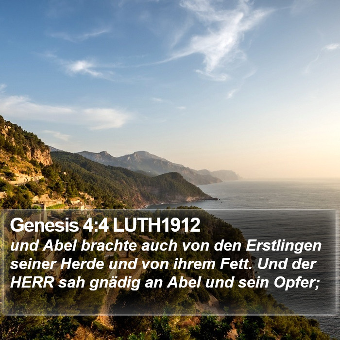 Genesis 4:4 LUTH1912 Bible Study