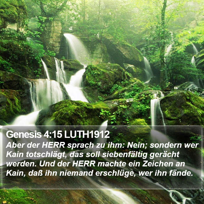 Genesis 4:15 LUTH1912 Bible Study