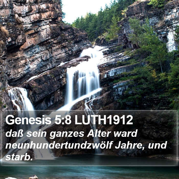 Genesis 5:8 LUTH1912 Bible Study