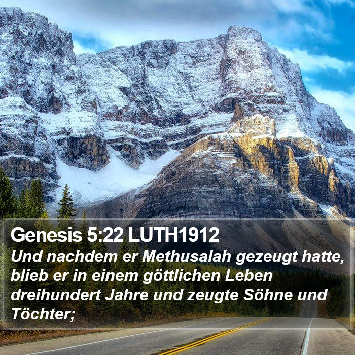Genesis 5:22 LUTH1912 Bible Study