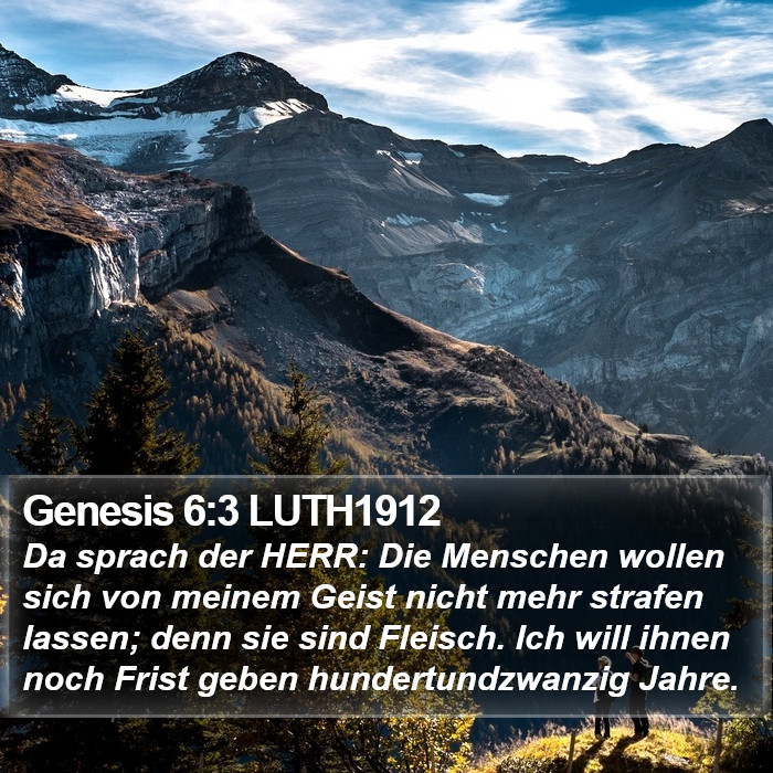 Genesis 6:3 LUTH1912 Bible Study