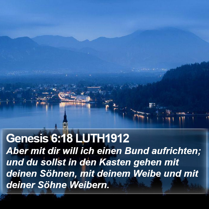 Genesis 6:18 LUTH1912 Bible Study