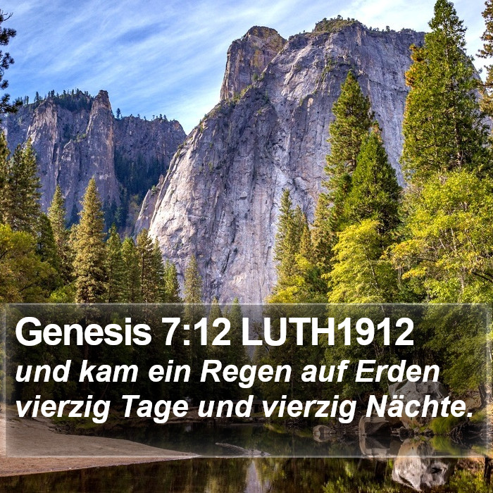 Genesis 7:12 LUTH1912 Bible Study