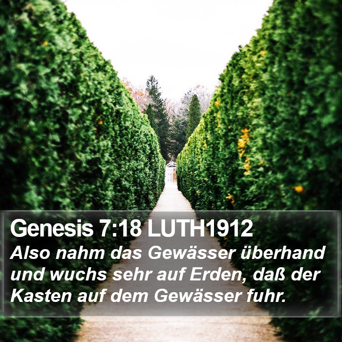 Genesis 7:18 LUTH1912 Bible Study