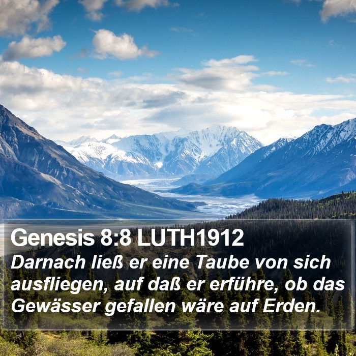 Genesis 8:8 LUTH1912 Bible Study