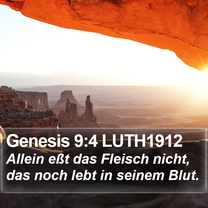 Genesis 9:4 LUTH1912 Bible Study