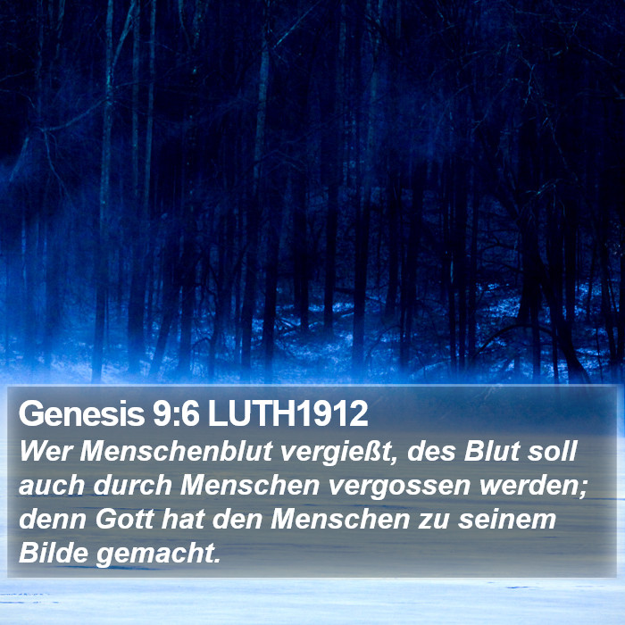 Genesis 9:6 LUTH1912 Bible Study