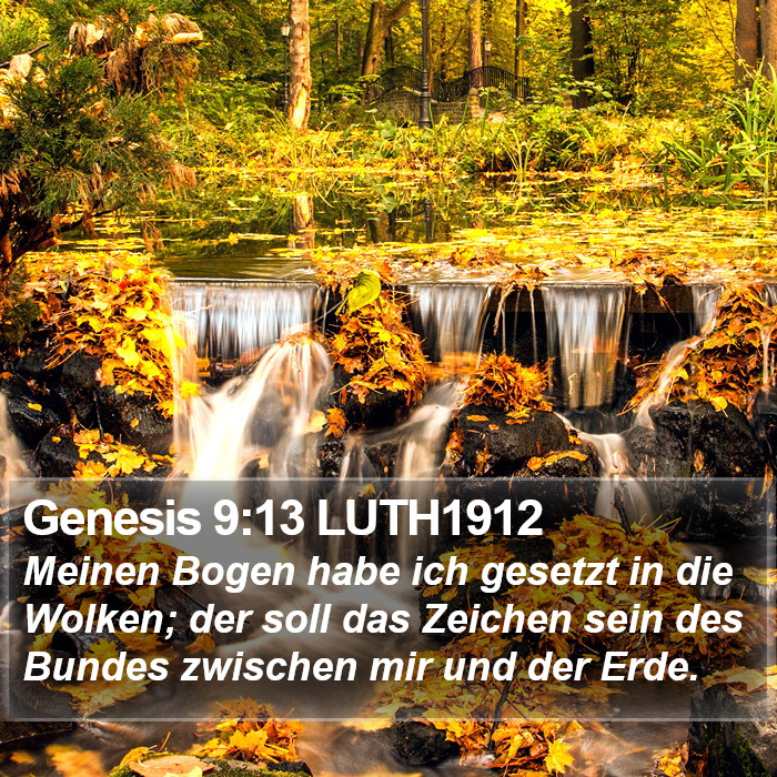 Genesis 9:13 LUTH1912 Bible Study