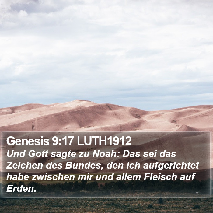 Genesis 9:17 LUTH1912 Bible Study