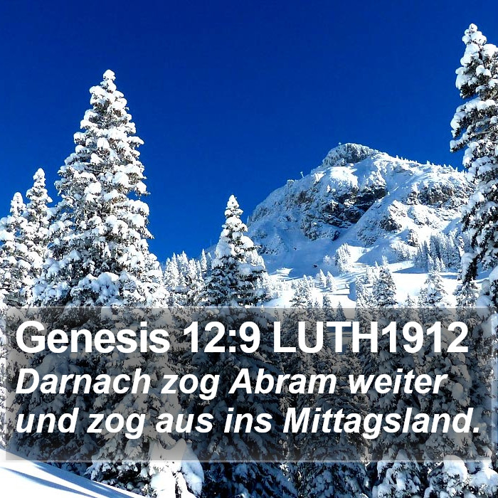 Genesis 12:9 LUTH1912 Bible Study