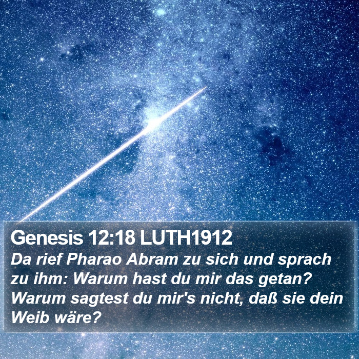 Genesis 12:18 LUTH1912 Bible Study
