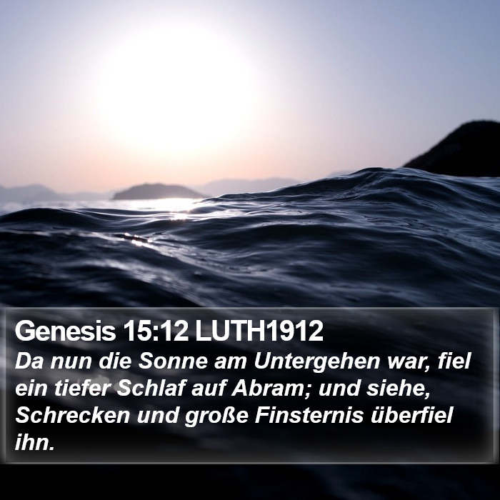 Genesis 15:12 LUTH1912 Bible Study