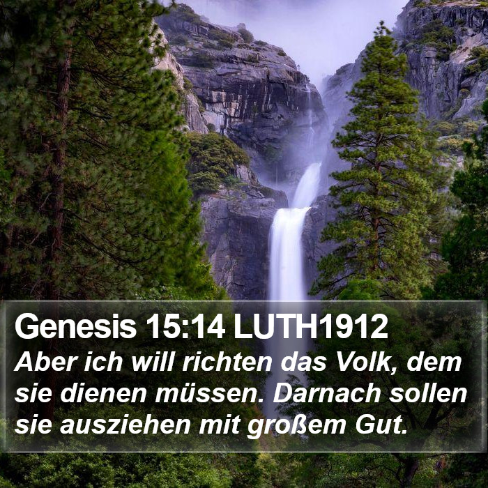 Genesis 15:14 LUTH1912 Bible Study