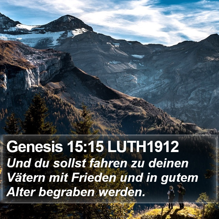 Genesis 15:15 LUTH1912 Bible Study