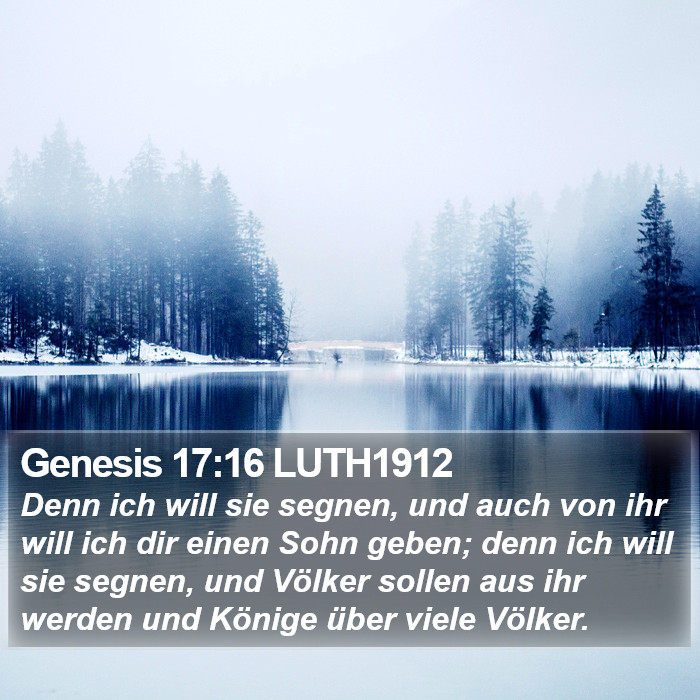 Genesis 17:16 LUTH1912 Bible Study