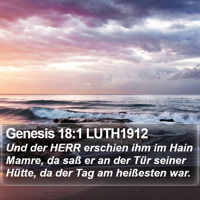 Genesis 18:1 LUTH1912 Bible Study