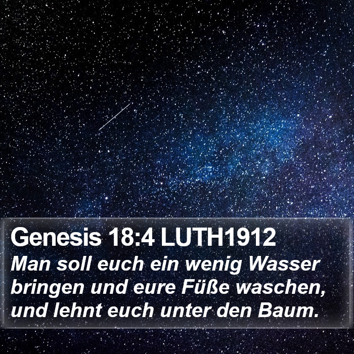 Genesis 18:4 LUTH1912 Bible Study