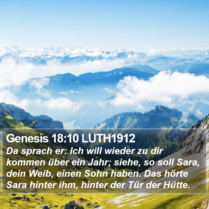 Genesis 18:10 LUTH1912 Bible Study