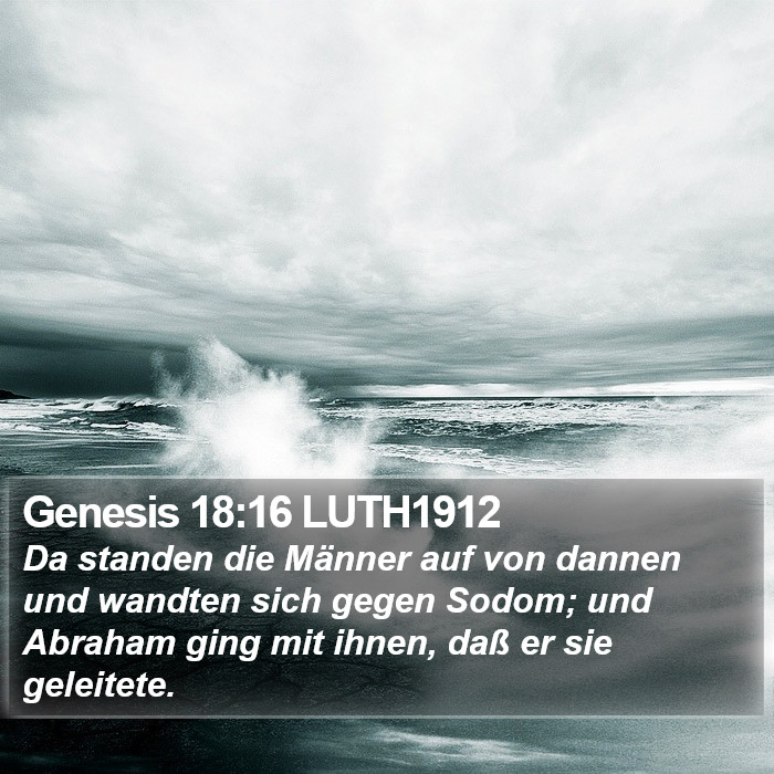 Genesis 18:16 LUTH1912 Bible Study