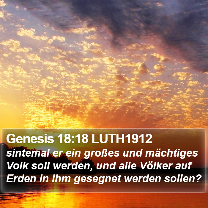 Genesis 18:18 LUTH1912 Bible Study