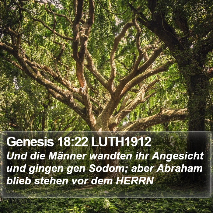 Genesis 18:22 LUTH1912 Bible Study