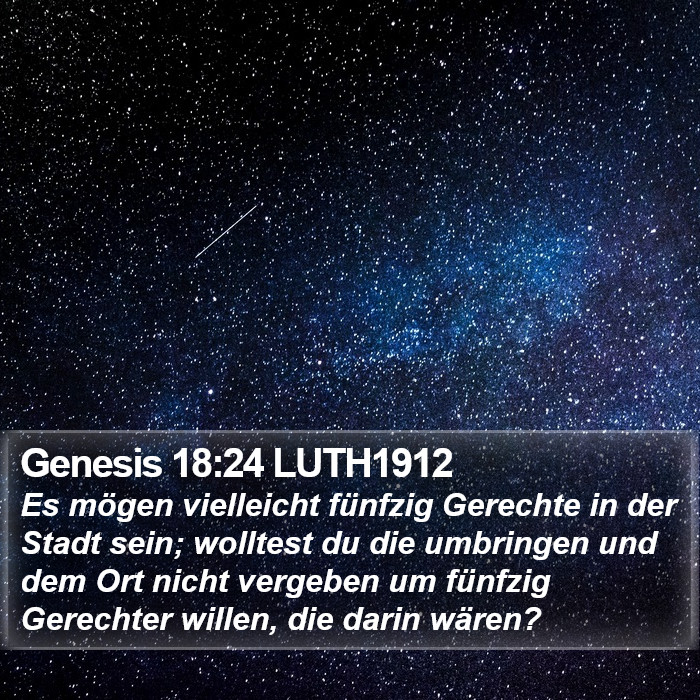 Genesis 18:24 LUTH1912 Bible Study