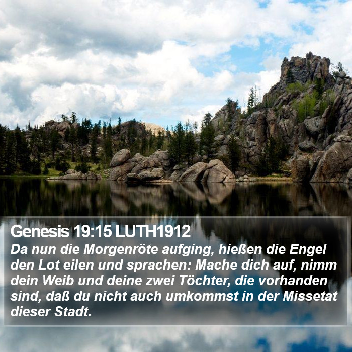 Genesis 19:15 LUTH1912 Bible Study