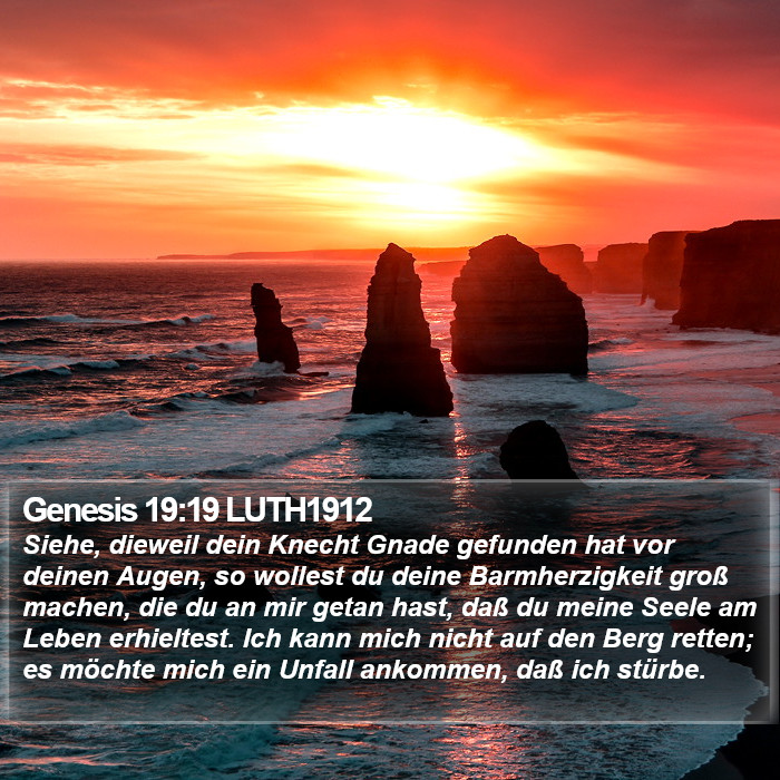 Genesis 19:19 LUTH1912 Bible Study