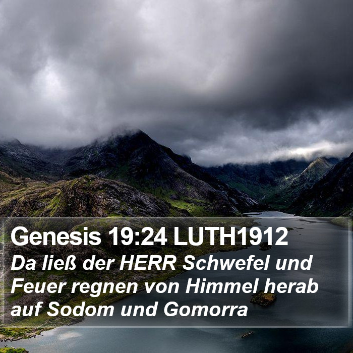 Genesis 19:24 LUTH1912 Bible Study