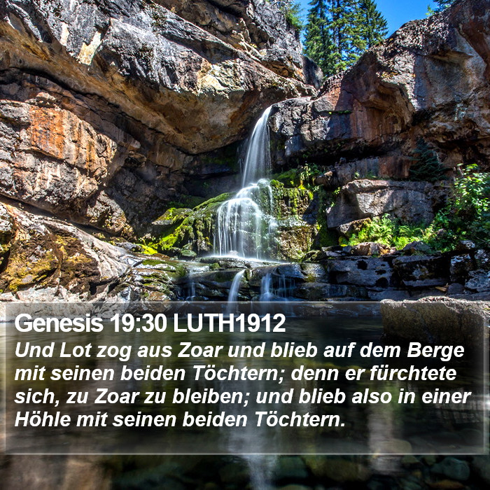 Genesis 19:30 LUTH1912 Bible Study
