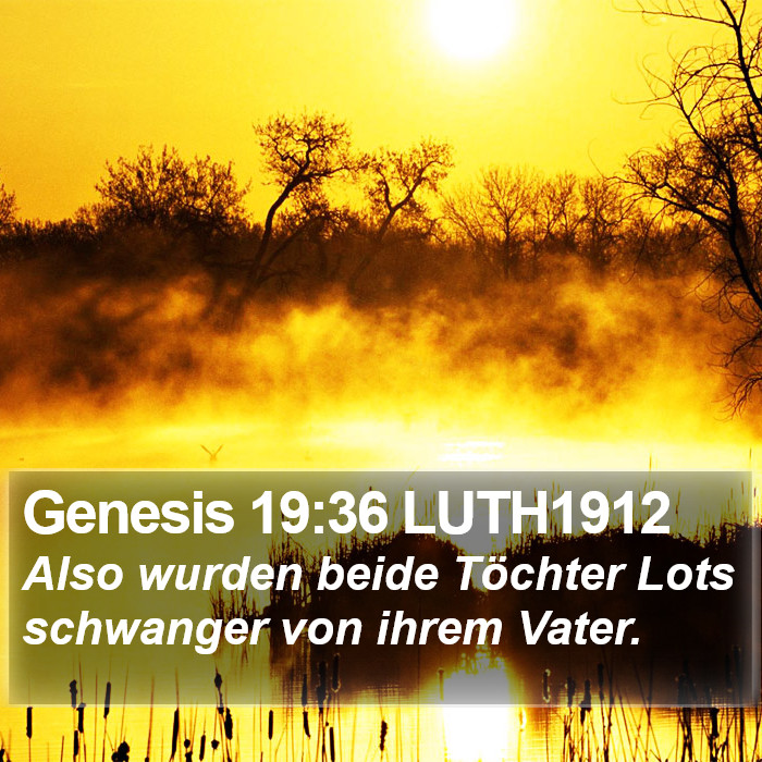 Genesis 19:36 LUTH1912 Bible Study