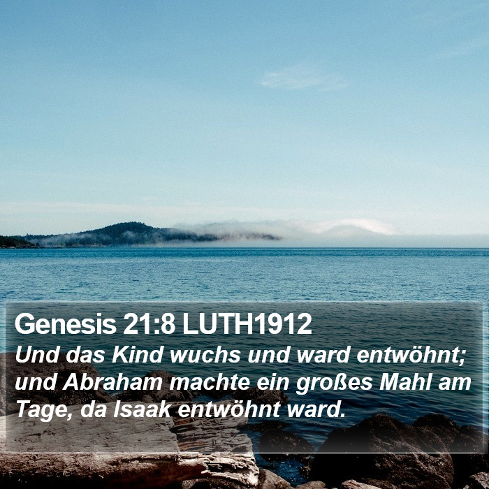 Genesis 21:8 LUTH1912 Bible Study