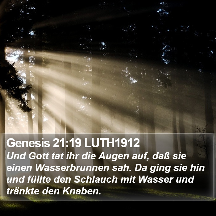 Genesis 21:19 LUTH1912 Bible Study