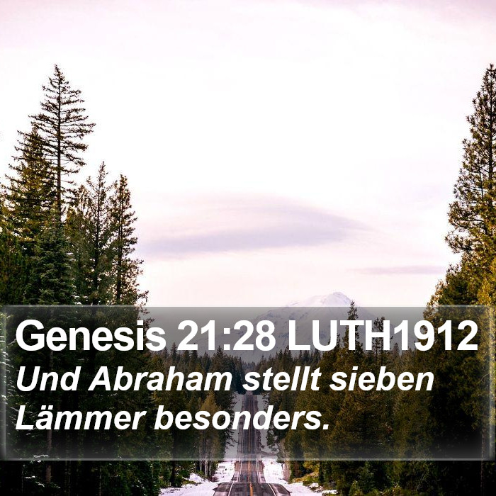 Genesis 21:28 LUTH1912 Bible Study