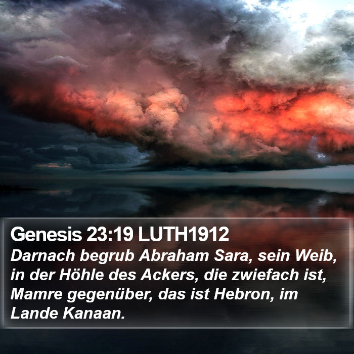 Genesis 23:19 LUTH1912 Bible Study
