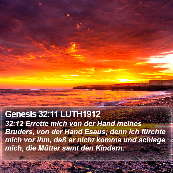 Genesis 32:11 LUTH1912 Bible Study