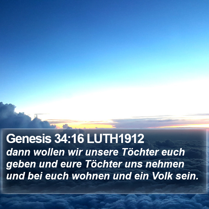 Genesis 34:16 LUTH1912 Bible Study