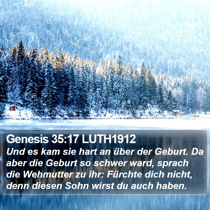 Genesis 35:17 LUTH1912 Bible Study