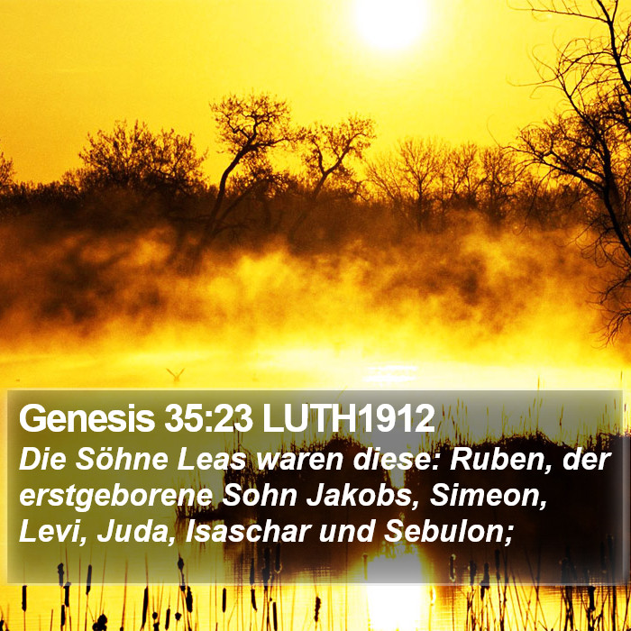 Genesis 35:23 LUTH1912 Bible Study