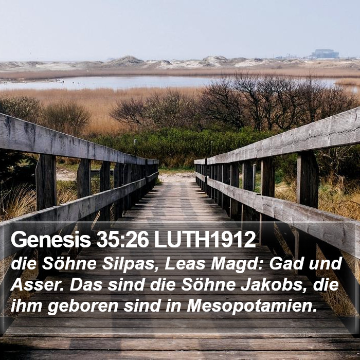 Genesis 35:26 LUTH1912 Bible Study