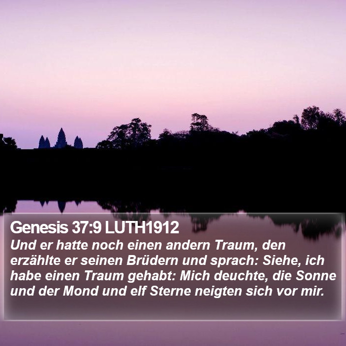 Genesis 37:9 LUTH1912 Bible Study