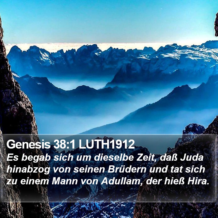 Genesis 38:1 LUTH1912 Bible Study