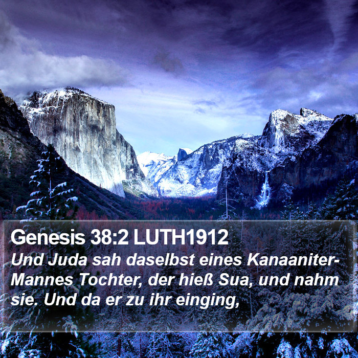 Genesis 38:2 LUTH1912 Bible Study