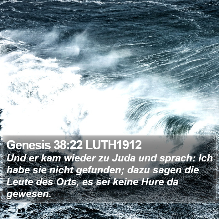 Genesis 38:22 LUTH1912 Bible Study