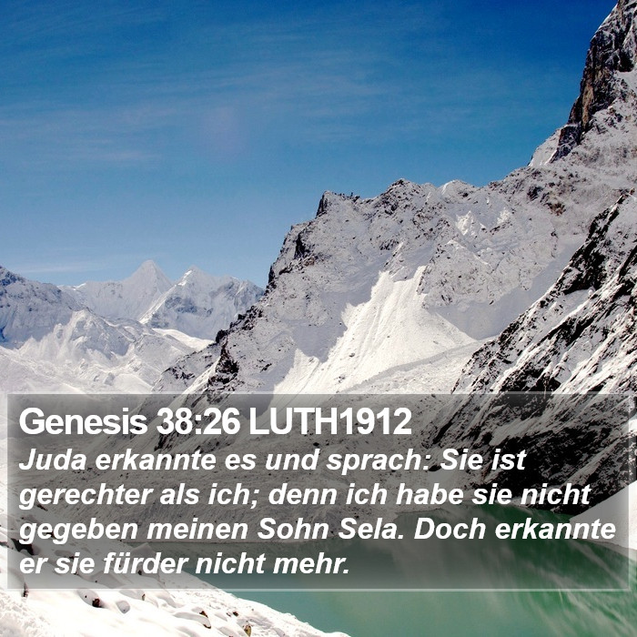 Genesis 38:26 LUTH1912 Bible Study