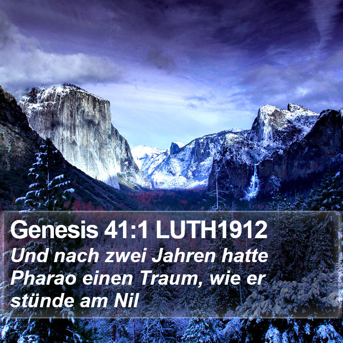 Genesis 41:1 LUTH1912 Bible Study